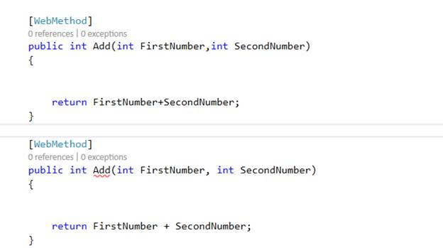 Web Method Overloading 