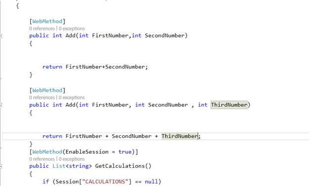 Web Method Overloading 