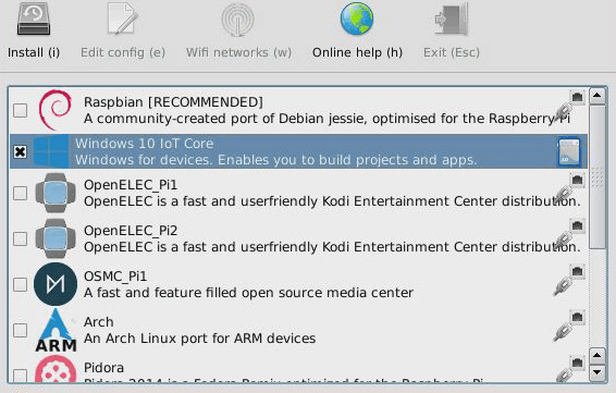 available operating system