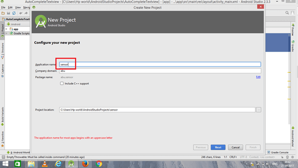 Progress bar Android App