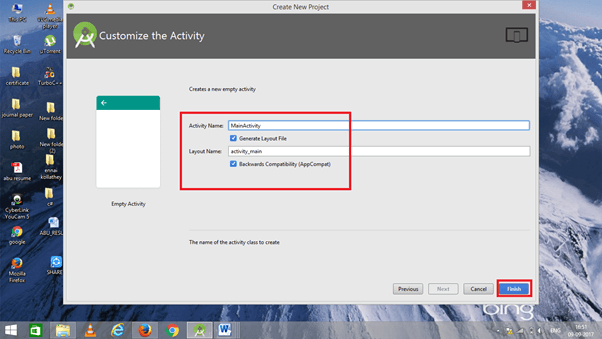 Progress bar Android App