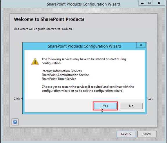SharePoint Product Configuration Wizard
