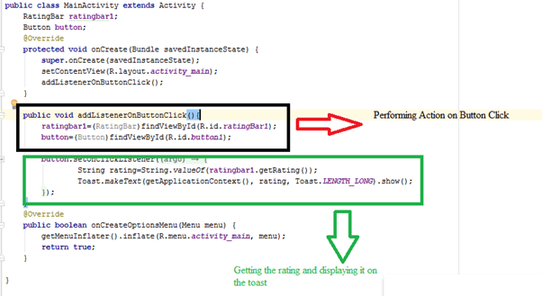 RatingBar Android App