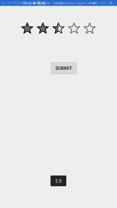 RatingBar Android App