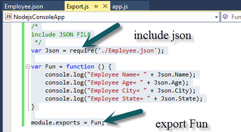 Export.js