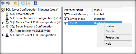 SQL Server Network Configuration