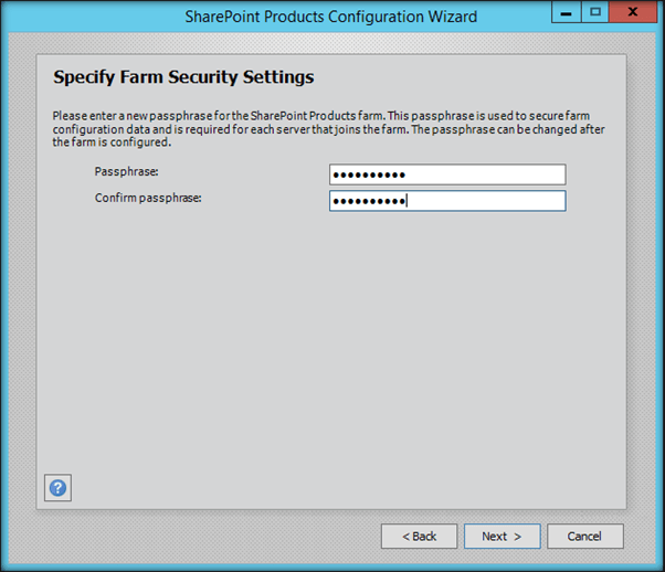 Configuration Wizard