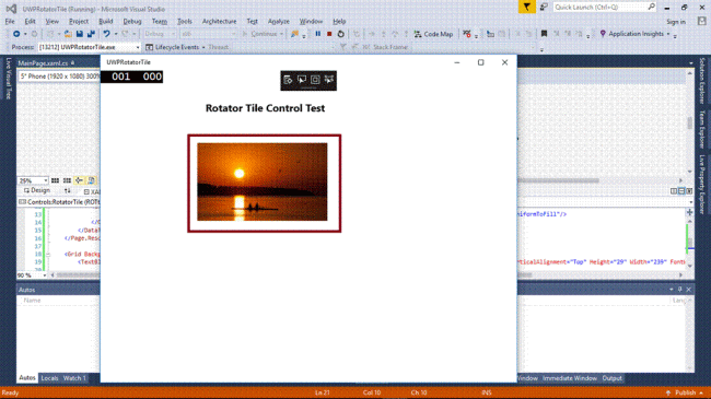 UWPRotatorTile 