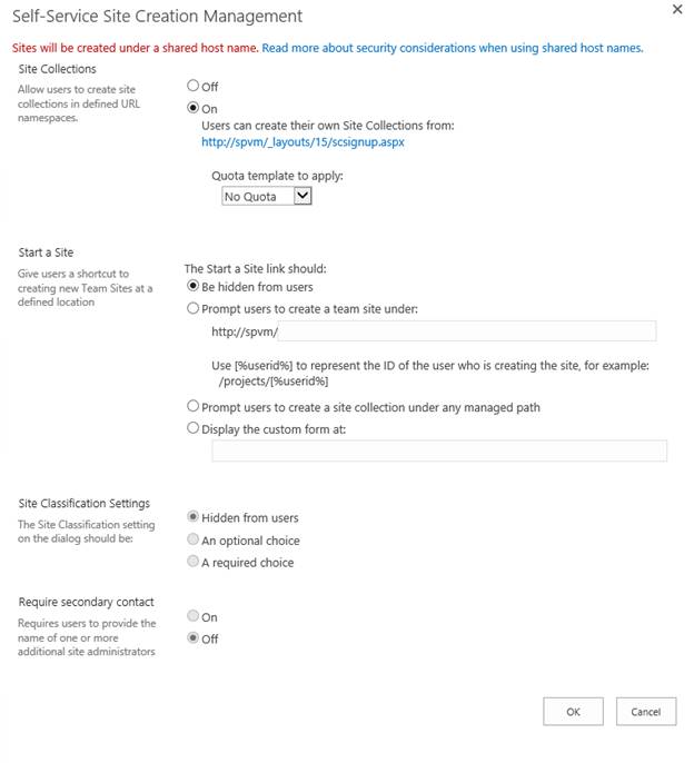 SharePoint 2016 Central Administration