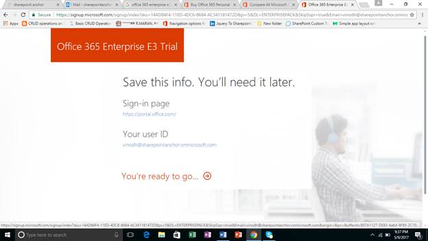 Microsoft office 365 