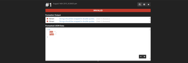 JSON Formatter & Validator