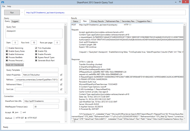 SharePoint 2013 Search Tool