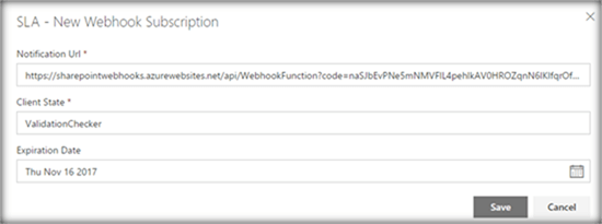 SharePoint Webhooks