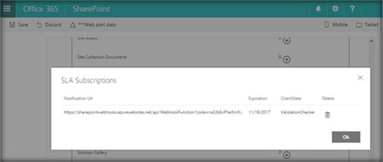 SharePoint Webhooks