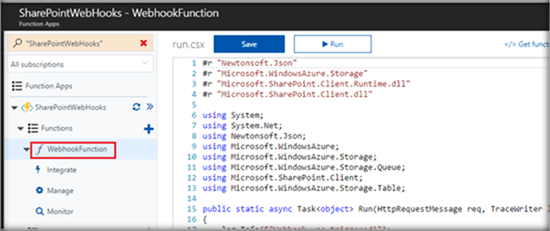 SharePoint Webhooks