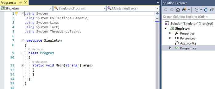 Singleton Design Pattern 