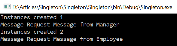 Singleton Design Pattern 