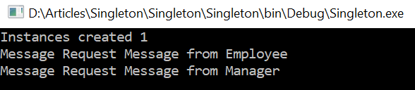 Singleton Design Pattern 