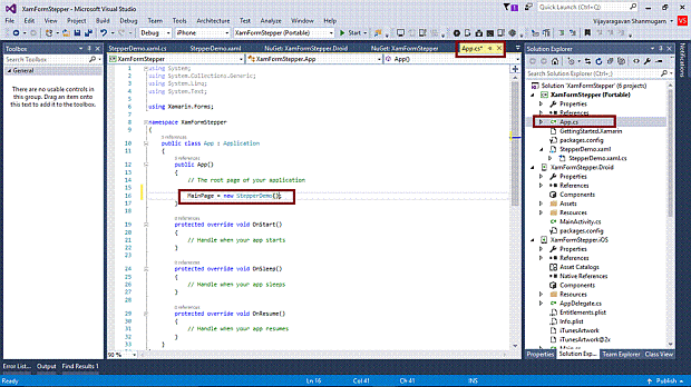 Visual studio