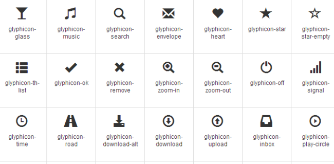 glyphicons 