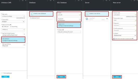 Create a new database