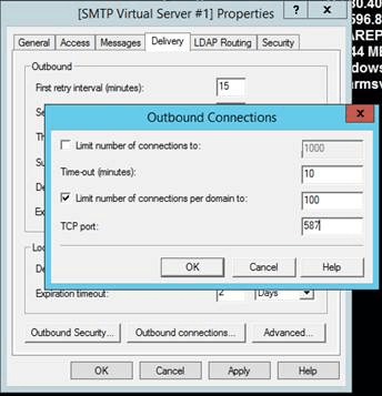 Outbound connections