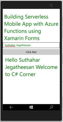 Serverless Mobile App 