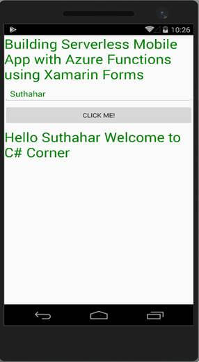 Serverless Mobile App 