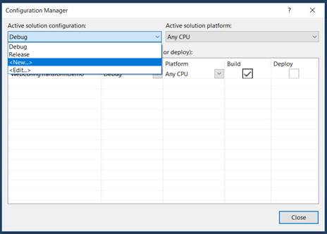 Transform Web.Config 