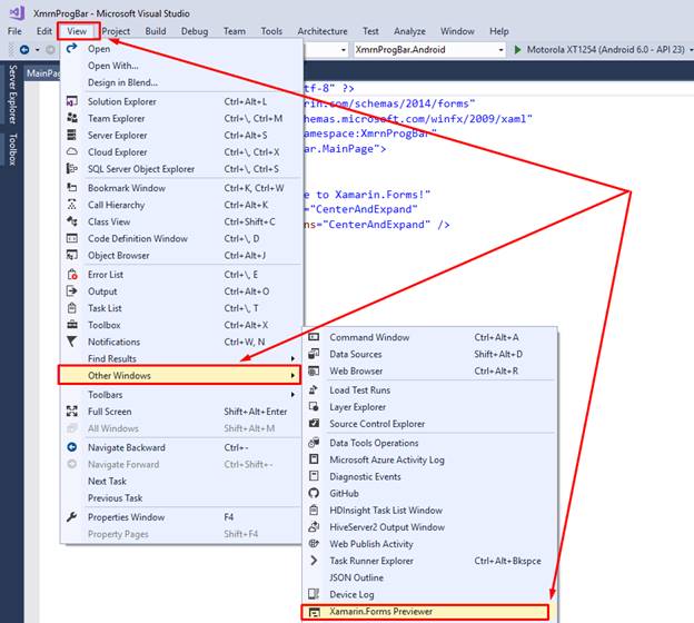 Progress Bar in Xamarin 
