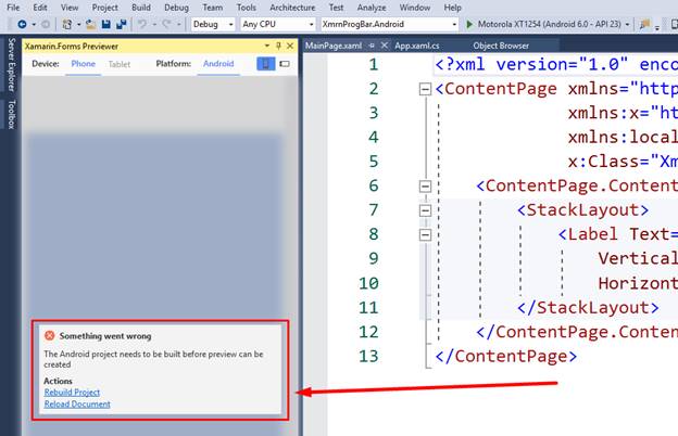 Progress Bar in Xamarin 