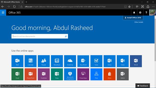 Office 365 Portal