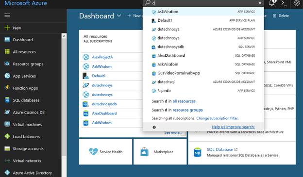 Azure Portal Updates