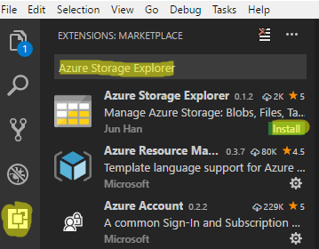 Azure Storage Explorer 
