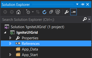 Add IgniteUI Reference